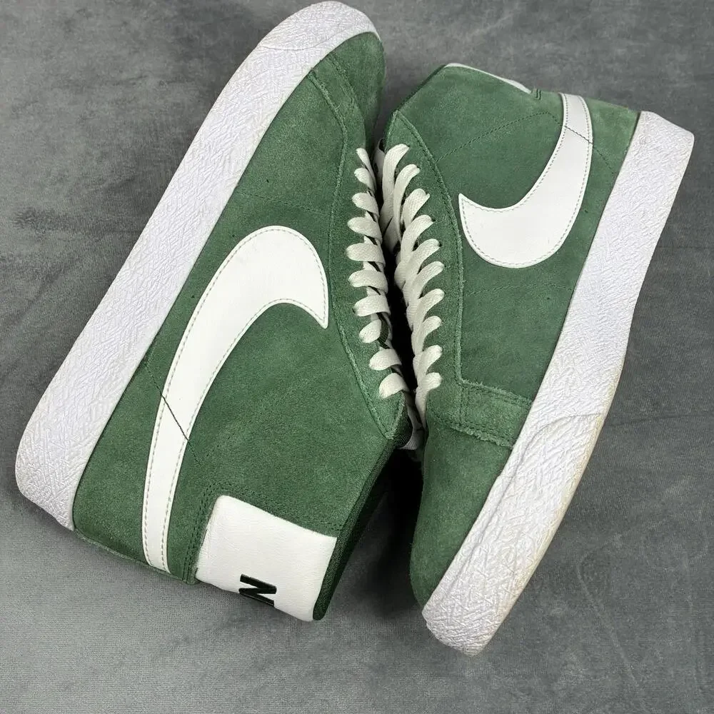 Nike SB Zoom Blazer Mid Fr Green White Men’s 11 US Skateboarding FD0731-300 - Picture 5 of 8